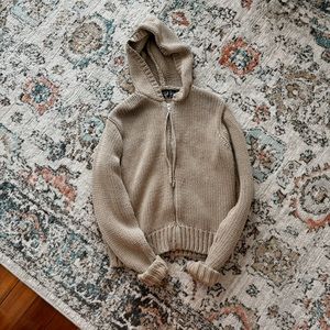 vintage gap sweater knit hoodie